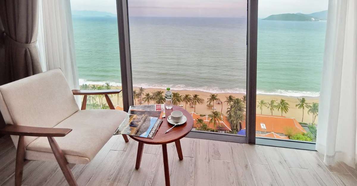 Phòng Senior Deluxe Double With Sea View tại Melissa Hotel Nha Trang