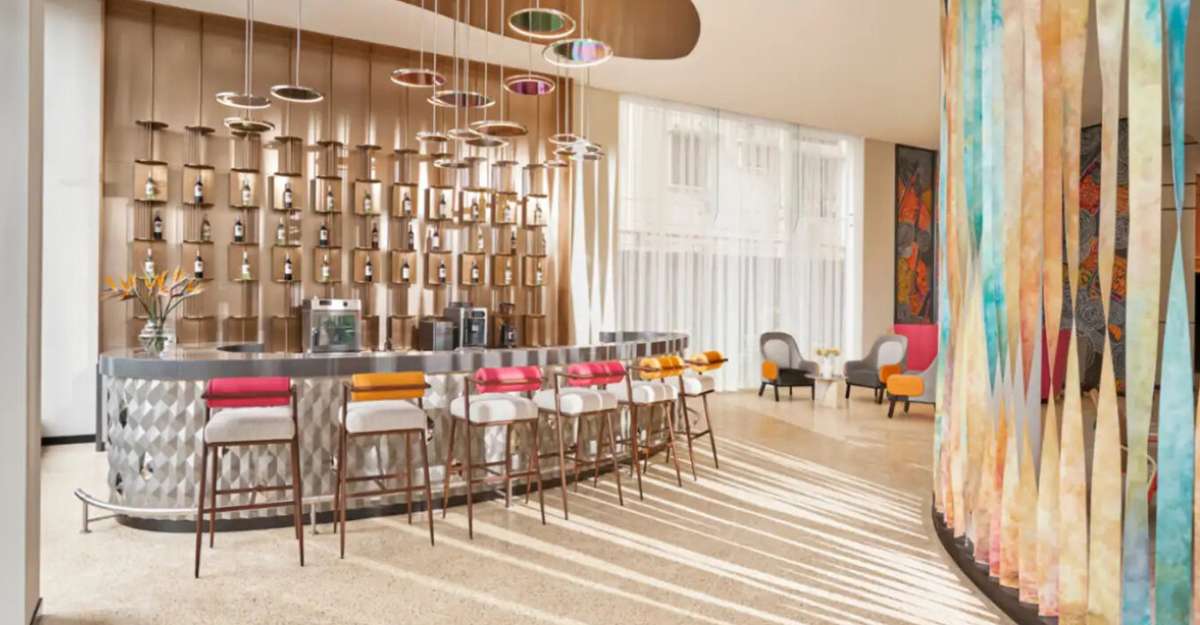 Quầy bar tại Oakwood Hotel & Apartments Saigon