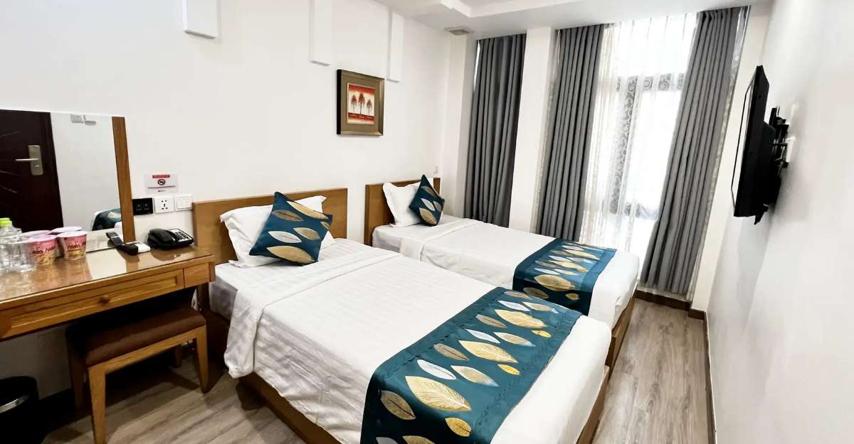 Sao Mai Hotel phòng Deluxe Twin