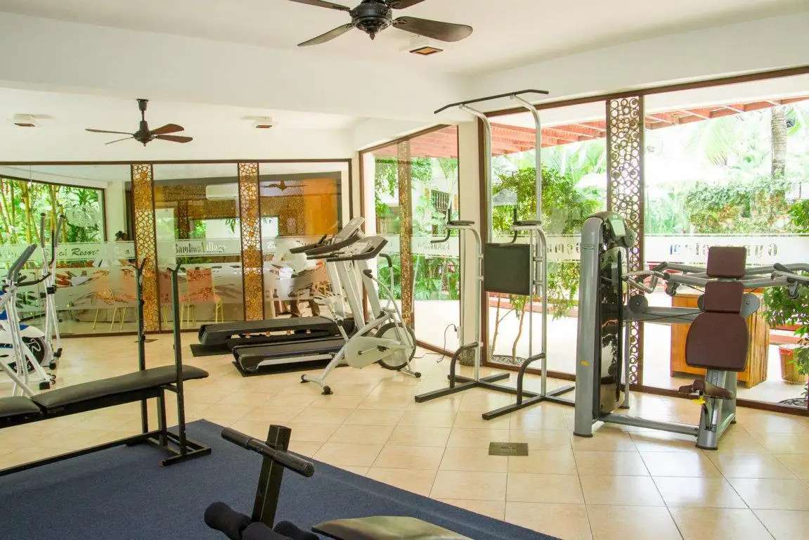 Phòng gym tại Bamboo Village Beach Resort & Spa