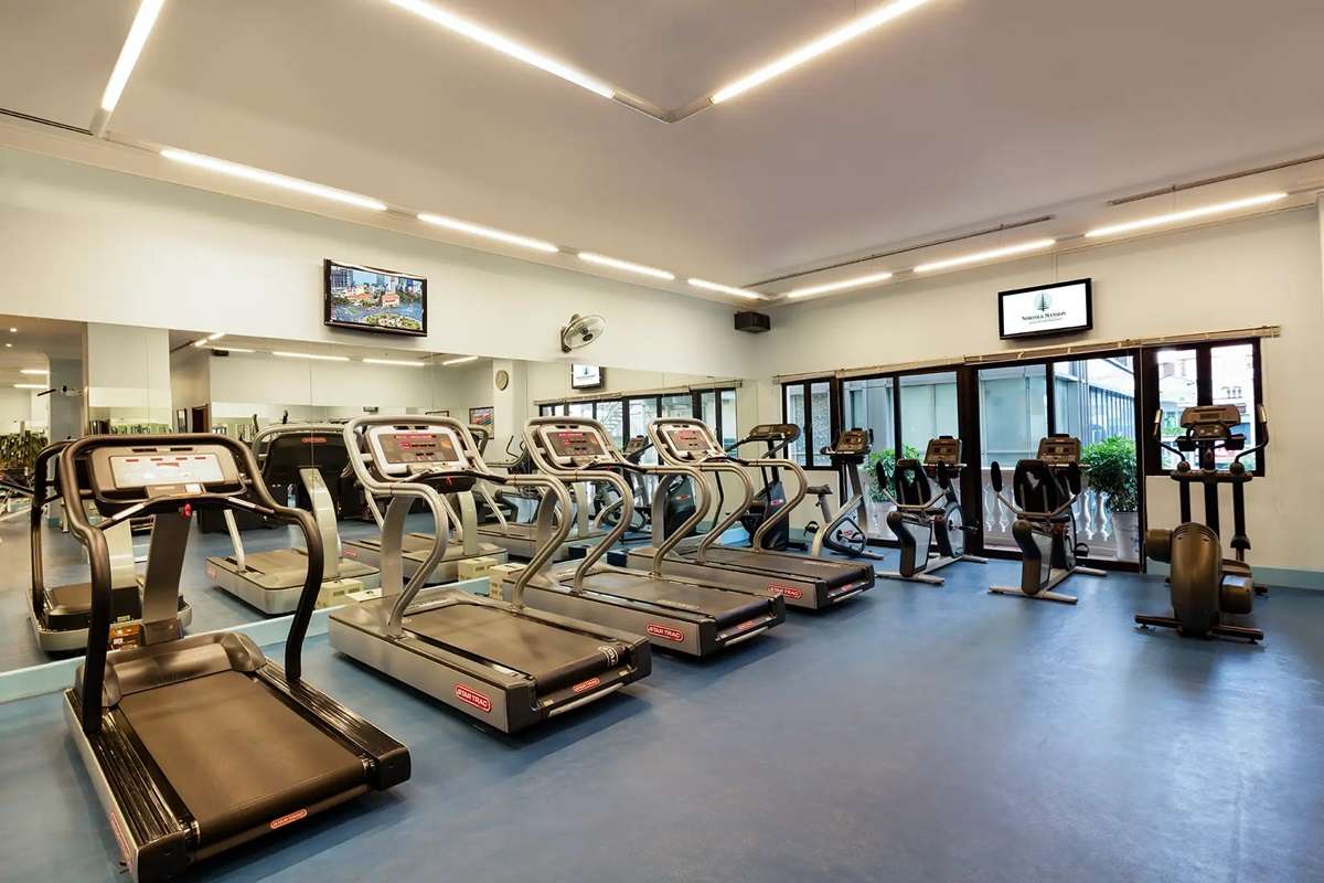 Phòng gym tại Norfolk Mansion