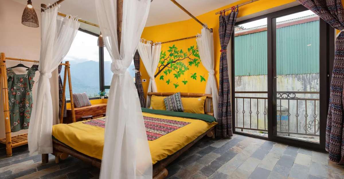Deluxe Queen Balcony tại Mega View Homestay