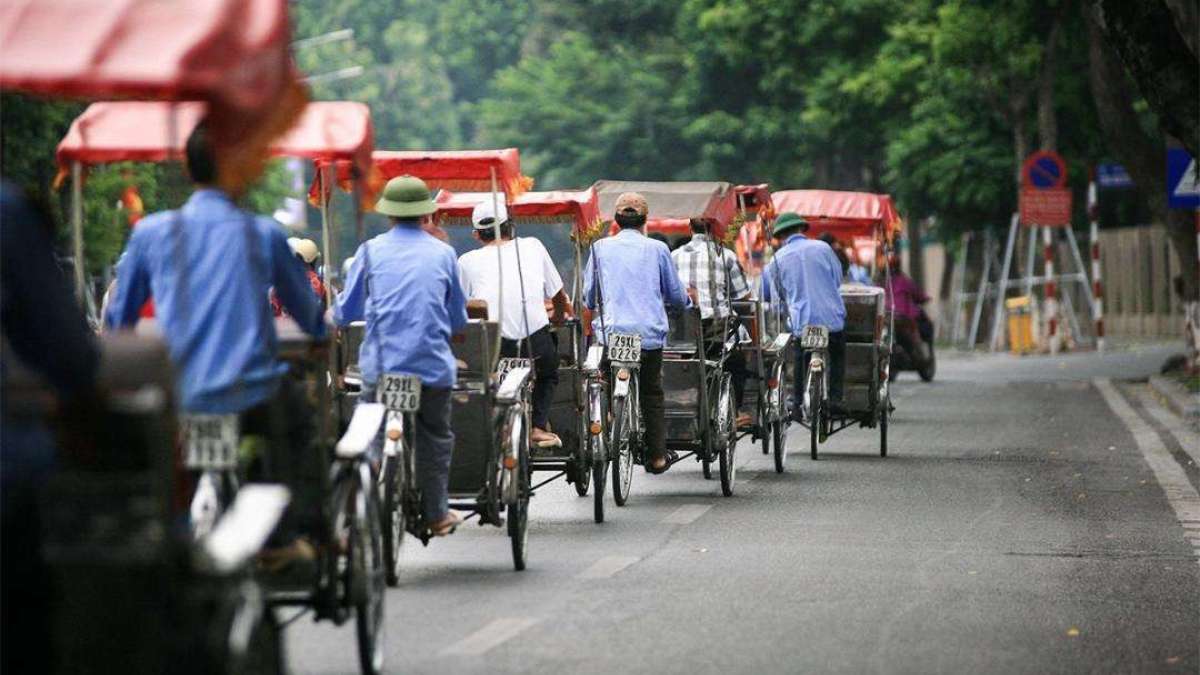 Tour xích lô phố cổ Hà Nội một giờ
