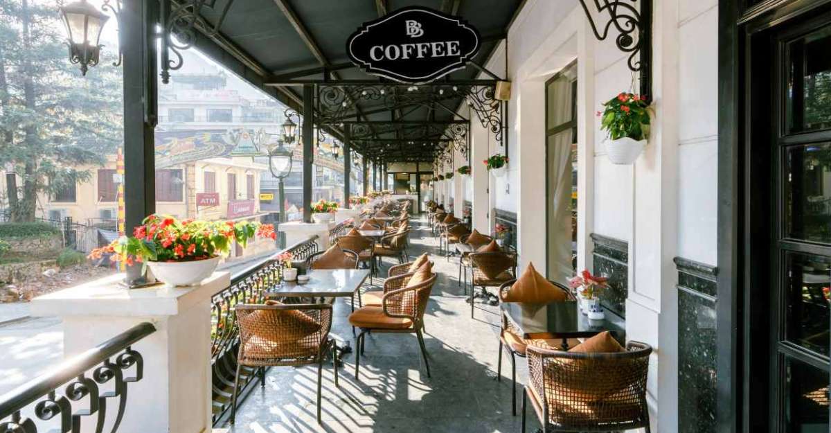 Quán cà phê xinh đẹp tại BB Hotel Sapa