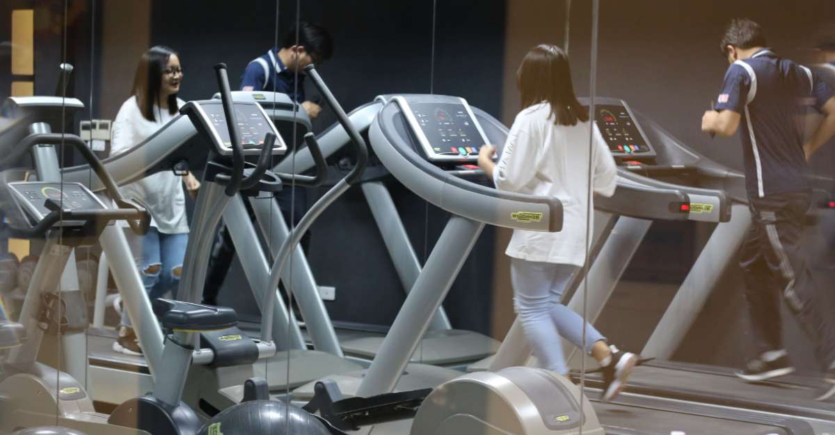 Phòng gym tại BB Hotel Sapa