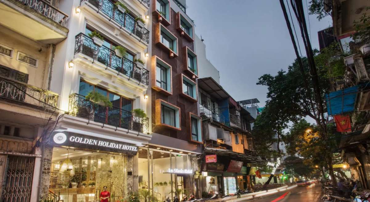 Ảnh Hanoi Golden Holiday Hotel không gian bên ngoài