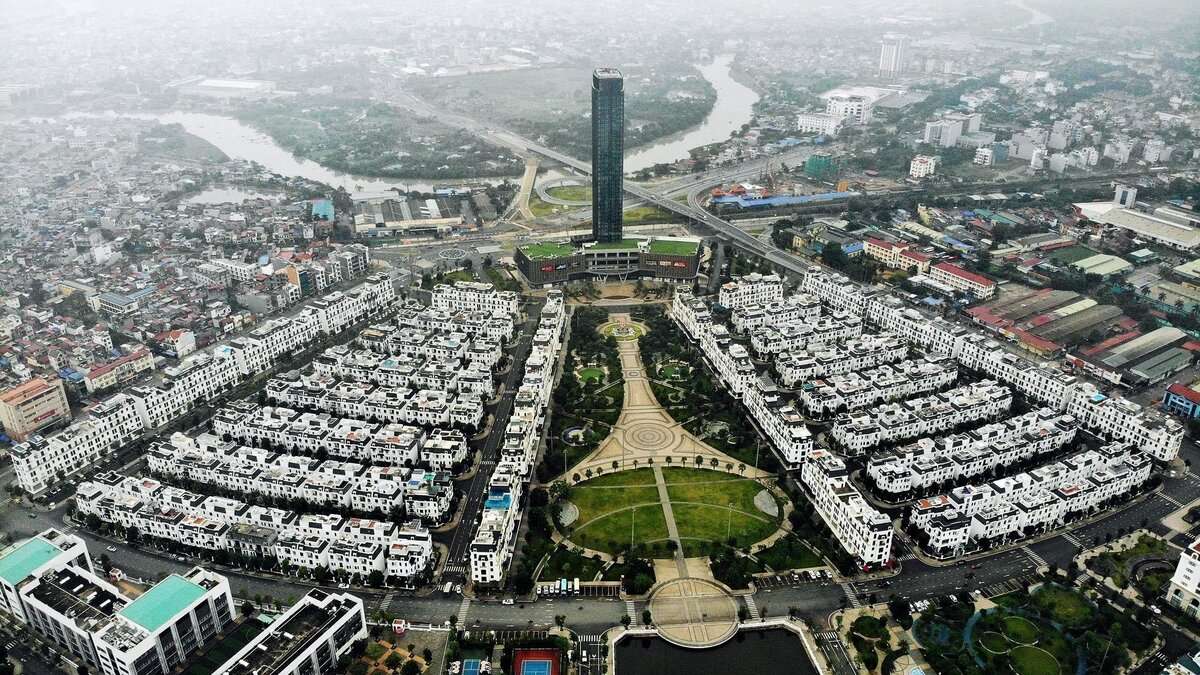 Khu quảng trường trung tâm tại Khu đô thị Vinhomes Imperia Hải Phòng
