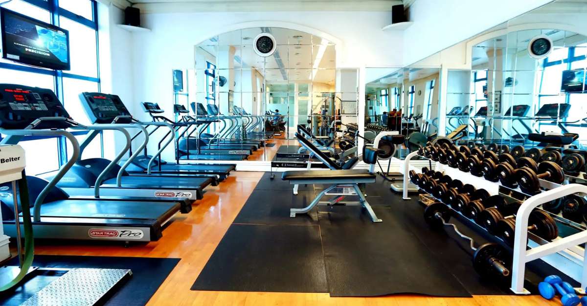 Phòng tập Gym hiện đại và tiện nghi tại Daeha Serviced Apartment