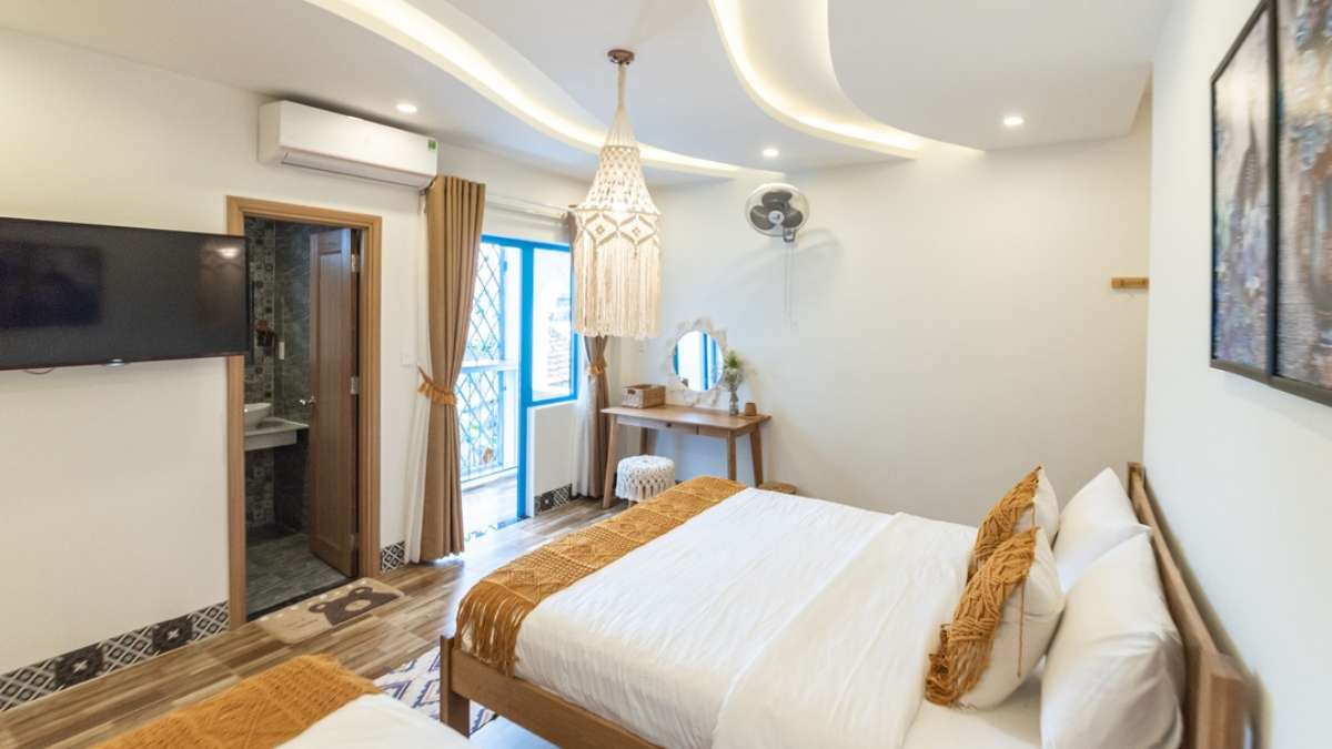 Phòng nghỉ tại Hoi An Lazy Bear Hostel