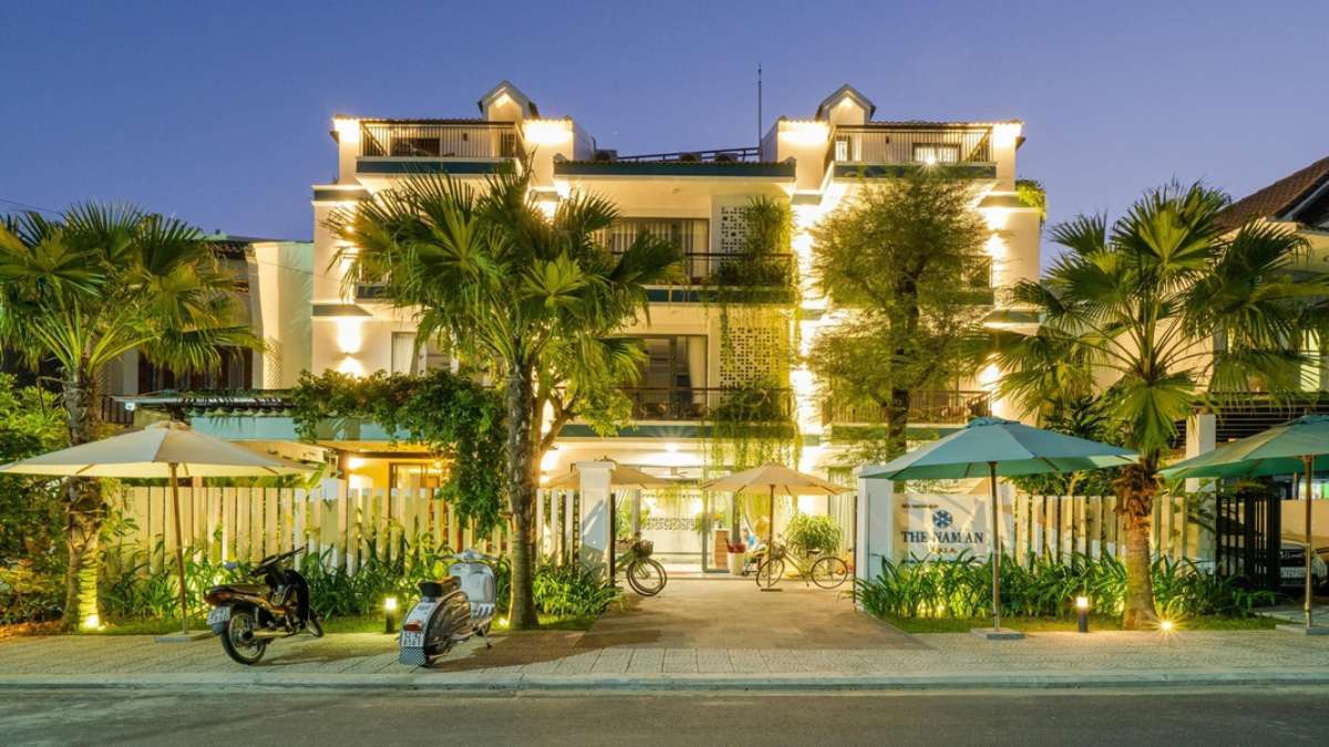 Khách sạn The Nam An Villa Hoi An nhìn từ bên ngoài