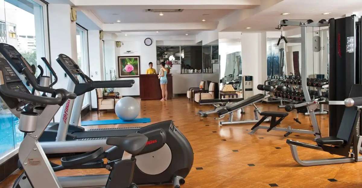 Phòng thể hình tại Cherish Hotel Hue