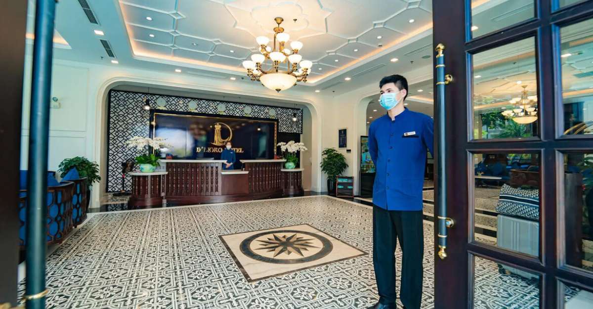 Khu vực sảnh chờ của D'Lioro Hotel & Resort