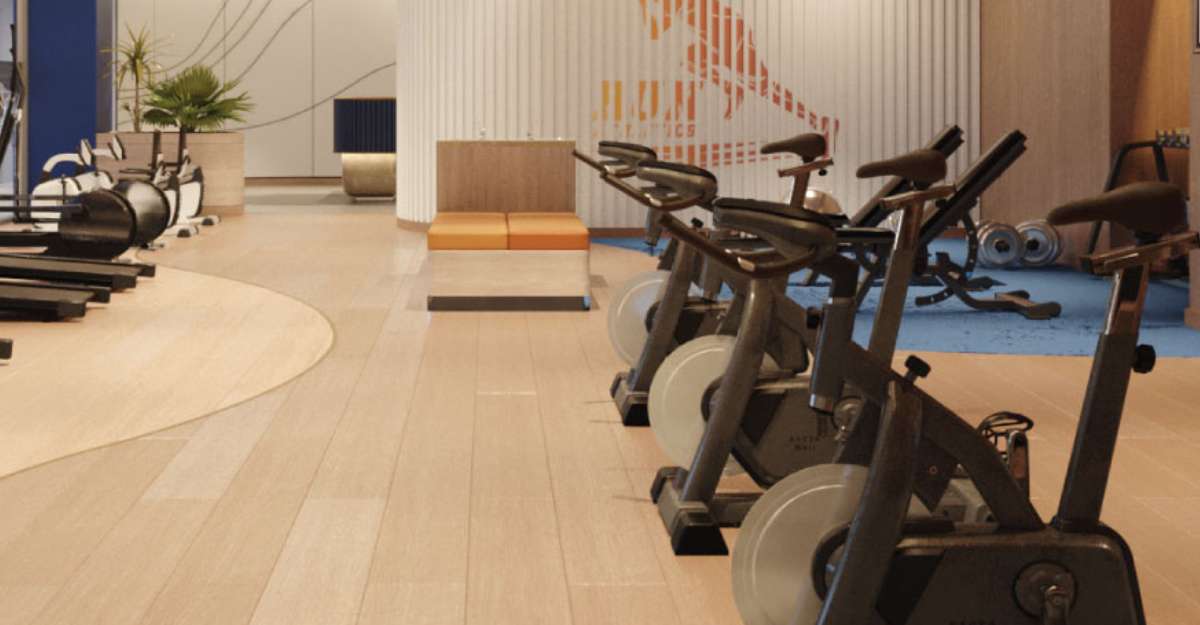 Phòng gym tại Dream Dragon Resort
