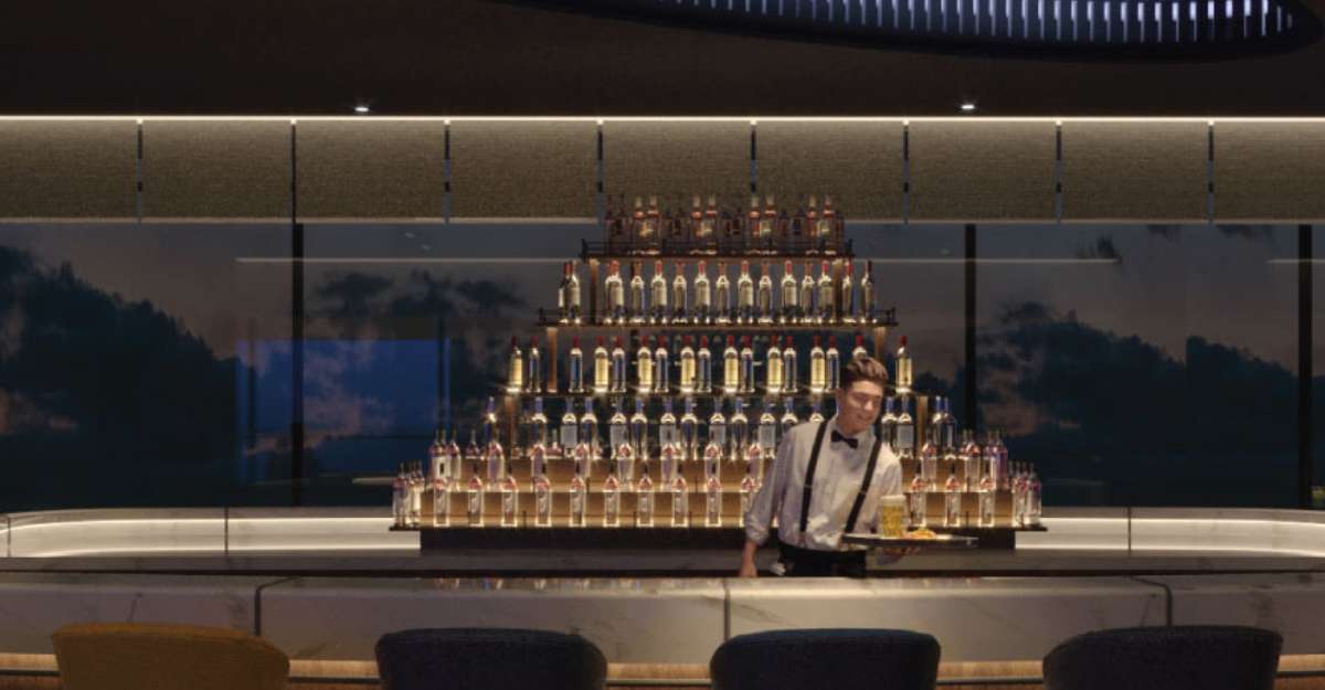 Quán bar Milky Way phục vụ các món cocktail và món ăn nhẹ