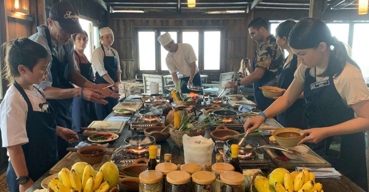 Lớp học nấu ăn tại Mango Bay Resort