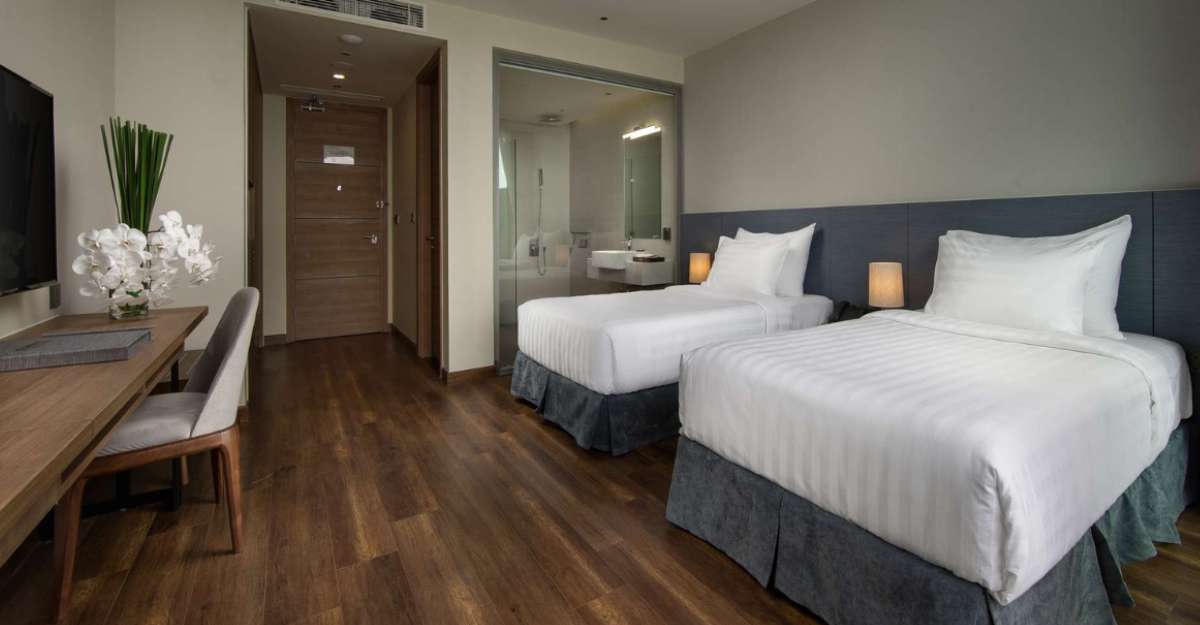 Flamingo Cát Bà Beach Resort phòng Premier Twin Ocean View