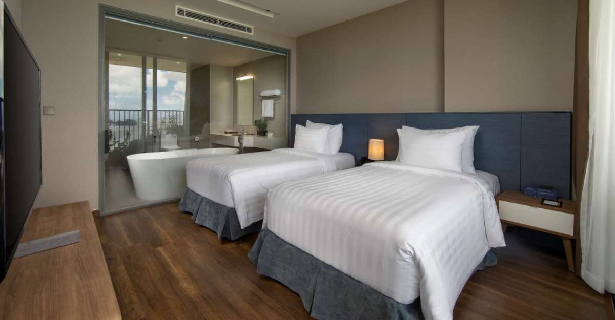 Flamingo Cát Bà Beach Resort phòng Apartment Deluxe Residence 1 Bedroom Ocean  View