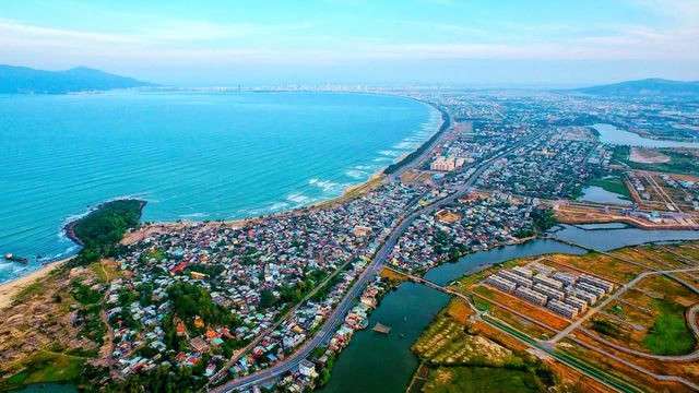 Quận Liên Chiểu nhìn từ trên cao