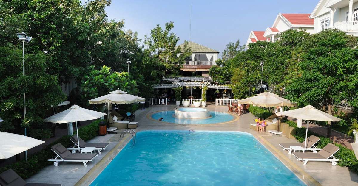 Không gian xanh mát tại Silver Creek City Resort