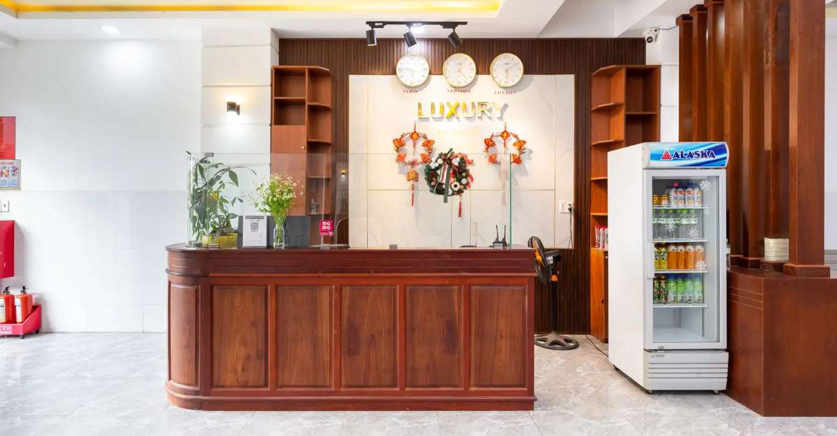 Sảnh chờ của Luxury Vuon Lai Hotel