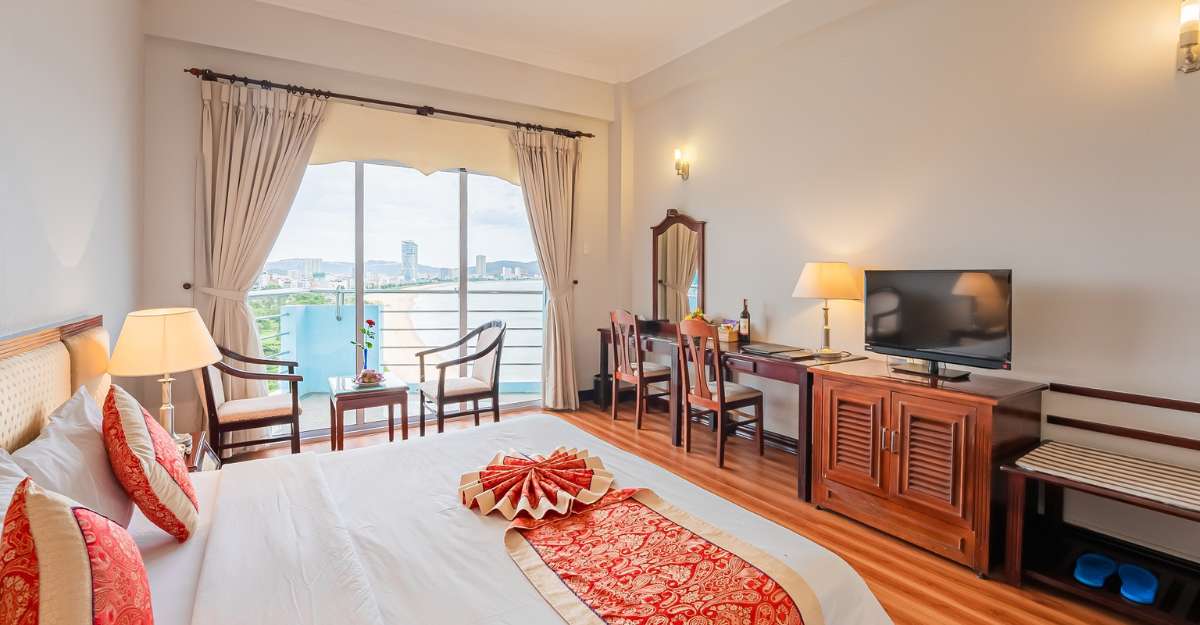 Phòng Deluxe Seaview Single sang trọng tại Seagull Hotel | Nguồn: Seagull Hotel