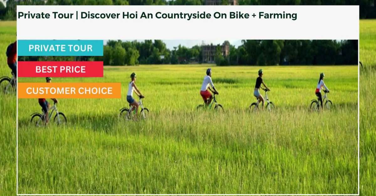 Du khách đạp xe khám phá vùng nông thôn tại Hội An