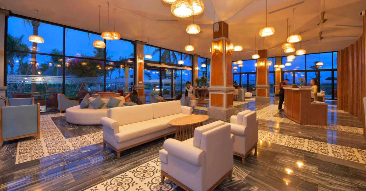 Ảnh khu vực sảnh chờ tại Cocoland River Beach Resort And Spa