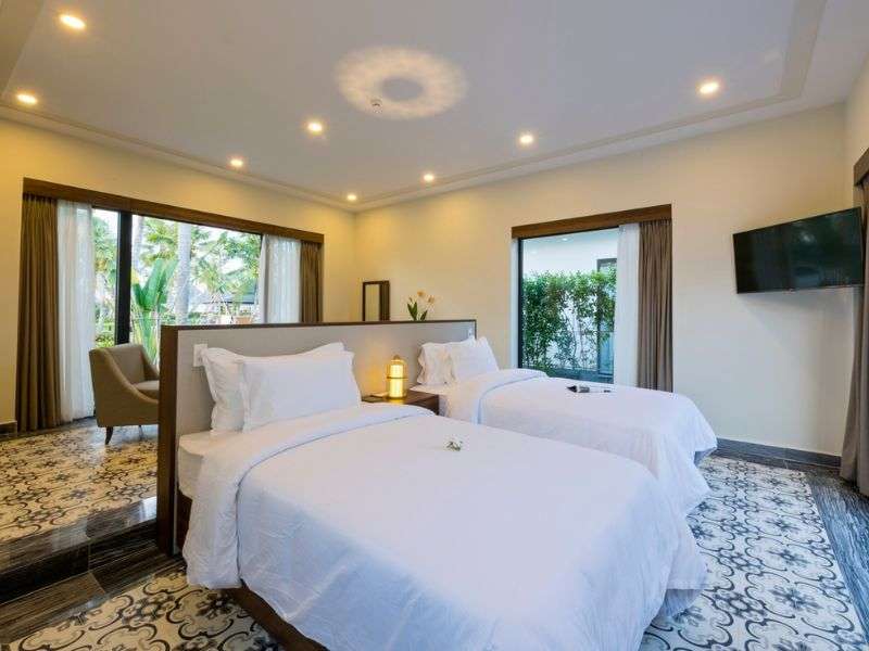 Cocoland River Beach Resort And Spa phòng Villa Luxury Lake View