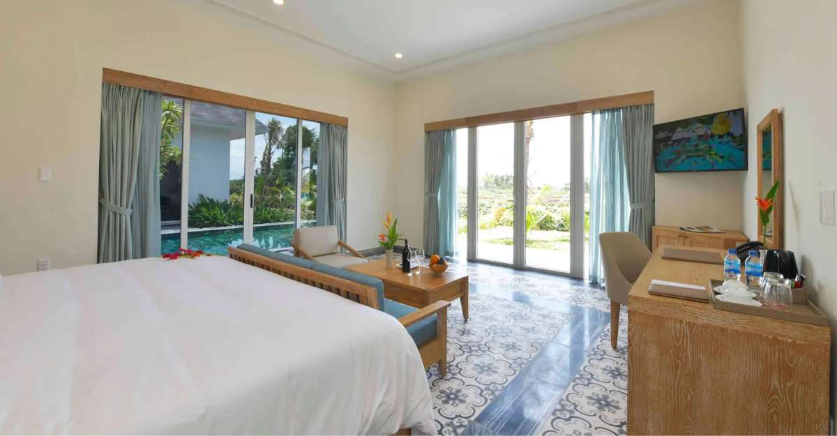 Phòng ngủ tại Cocoland Luxury Villa
