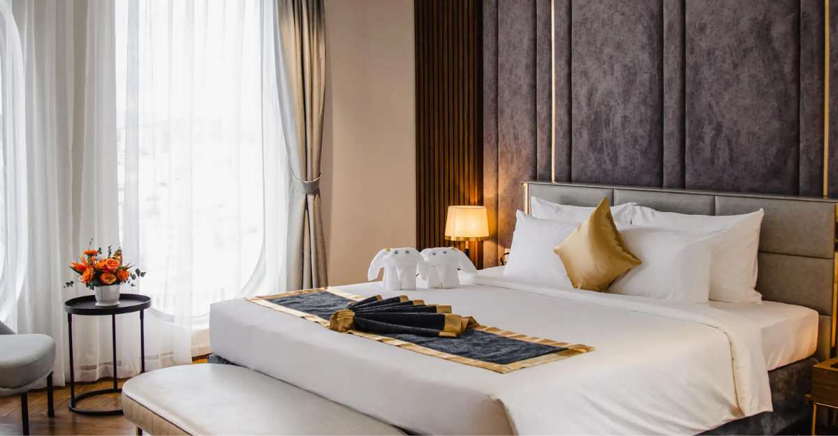 Grand Tourane Nha Trang Hotel phòng ngủ của hạng phòng President Suite