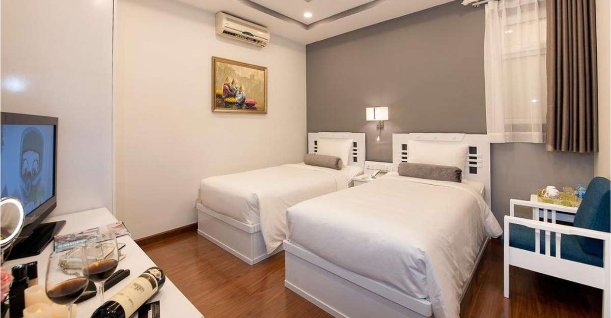Adora Hotel phòng Deluxe Twin