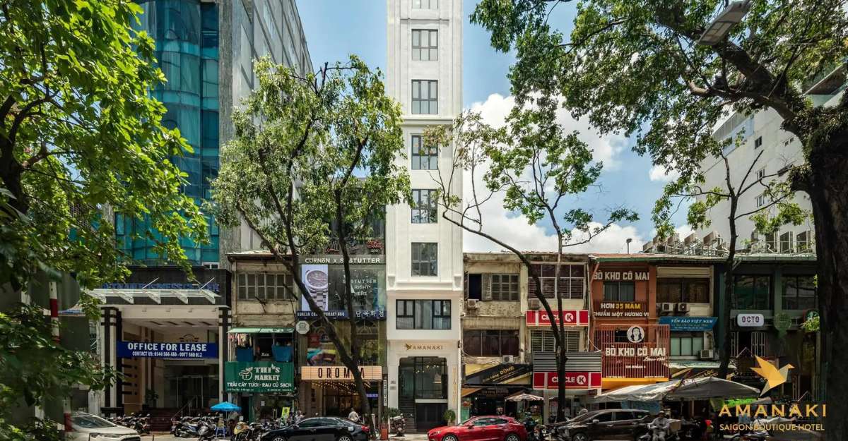 Ảnh Amanaki Saigon Boutique Hotel nhìn từ bên ngoài