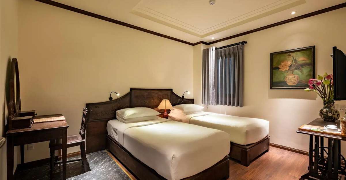 Phòng Signature Twin tại Amanaki Saigon Boutique Hotel