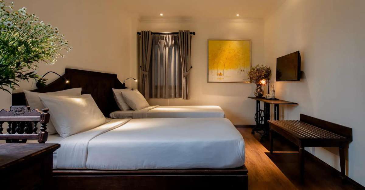 Phòng Deluxe Twin tại Amanaki Saigon Boutique Hotel