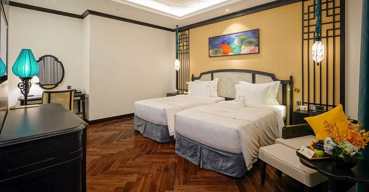 Phòng Classic Twin với mức giá vừa túi tiền tại Potique Hotel