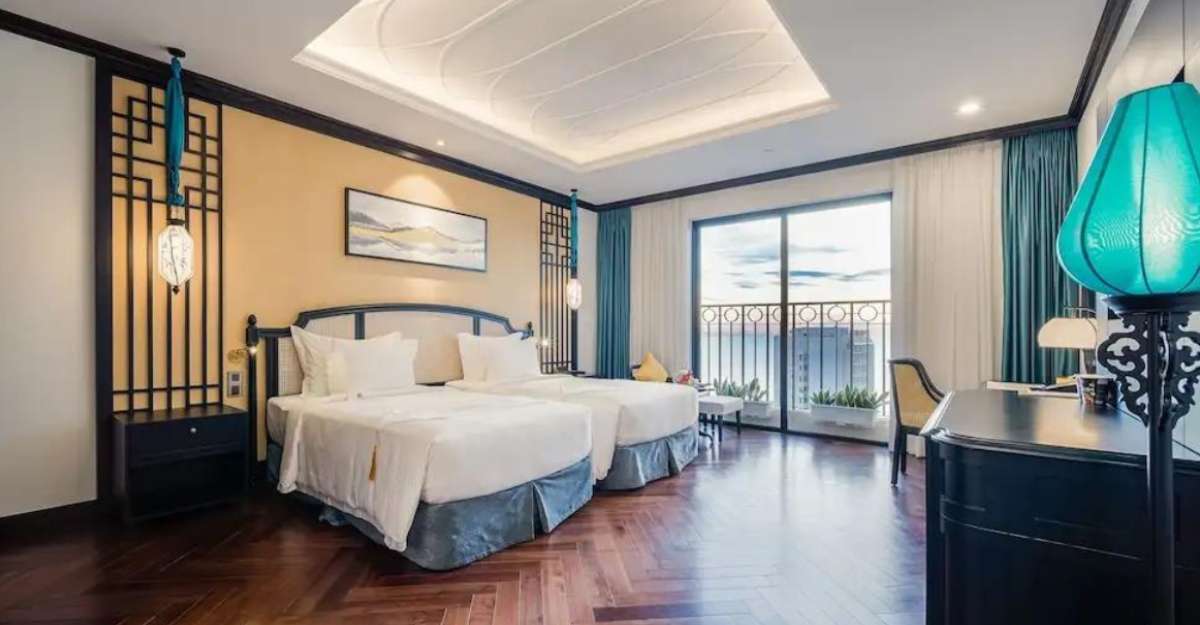 Phòng Deluxe Ocean Twin tại Potique Hotel
