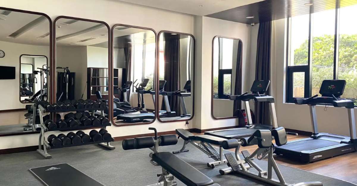 Phòng tập thể hình tại Potique Hotel