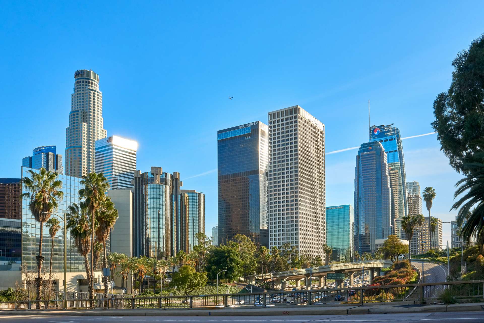 Toàn cảnh trung tâm thành phố Los Angeles