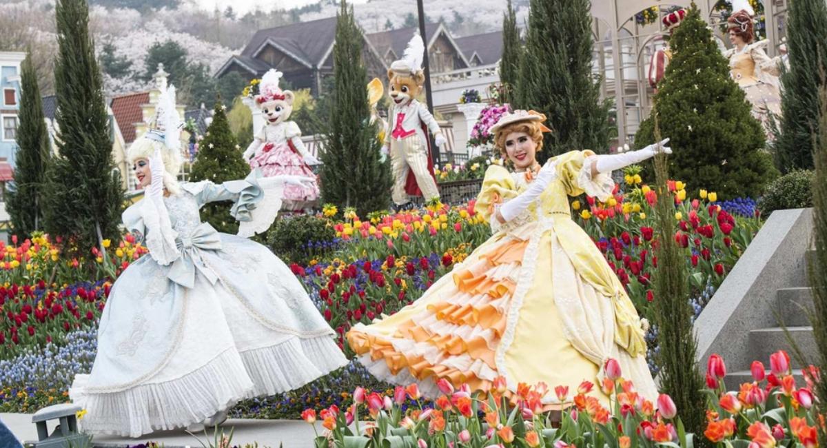 การแสดงที่สวนสนุก Everland Theme Park สวนสนุกเกาหลีใต้