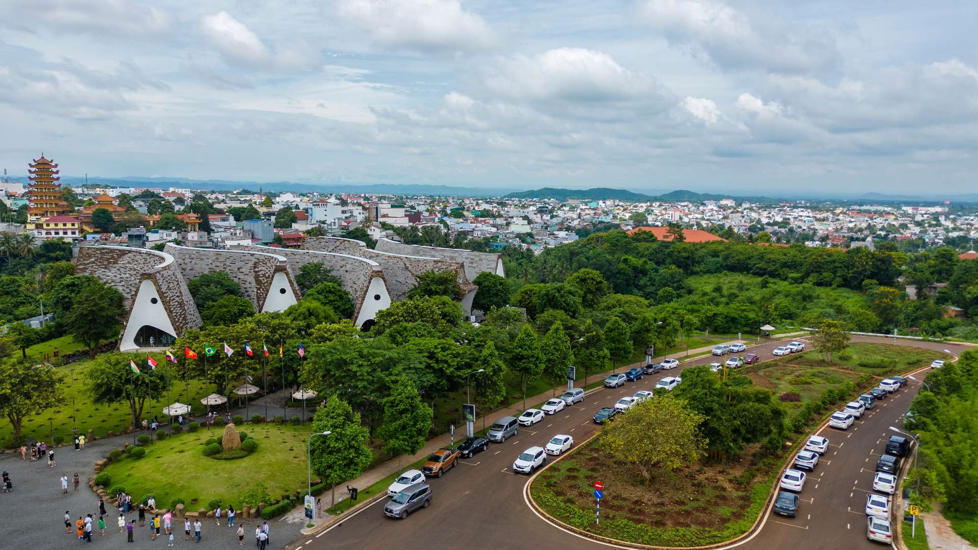 Một góc thành phố Buôn Mê Thuộc về chiều thuộc tỉnh Đắk Lắk