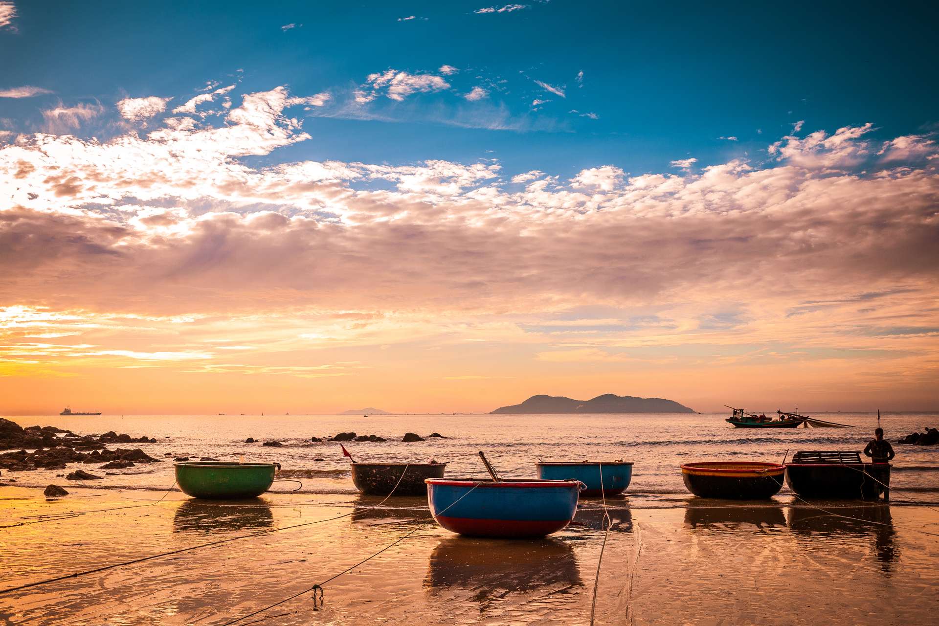 Cảnh bình minh tại Nghệ An