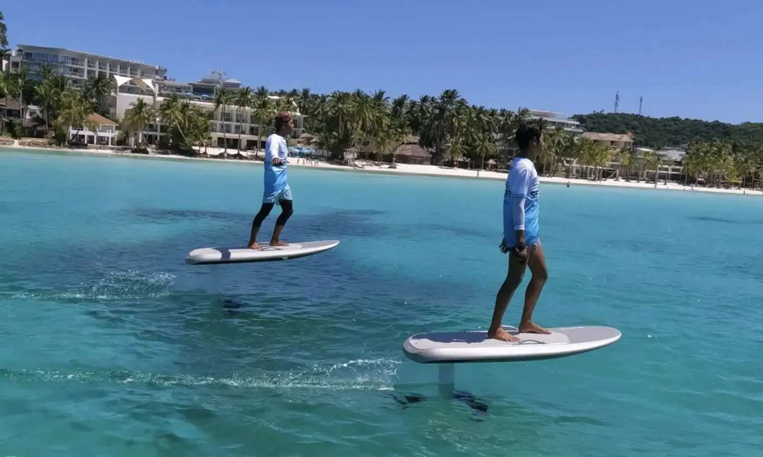 Lướt ván diều tại Boracay