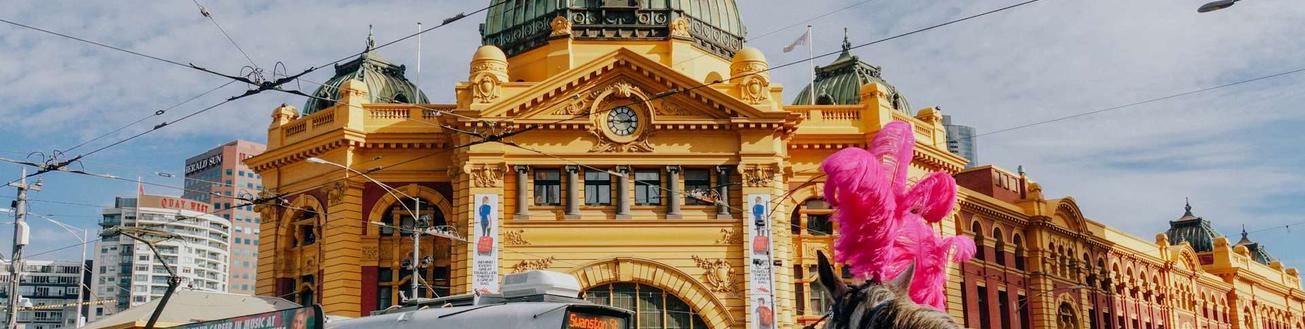 Flinders Station in Melbourne
