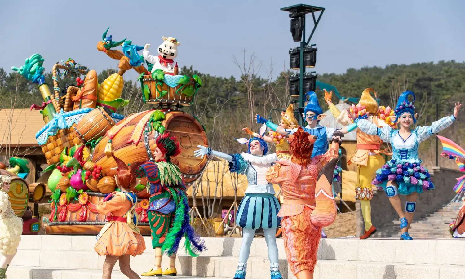Các hoạt động tại công viên Lotte World Busan