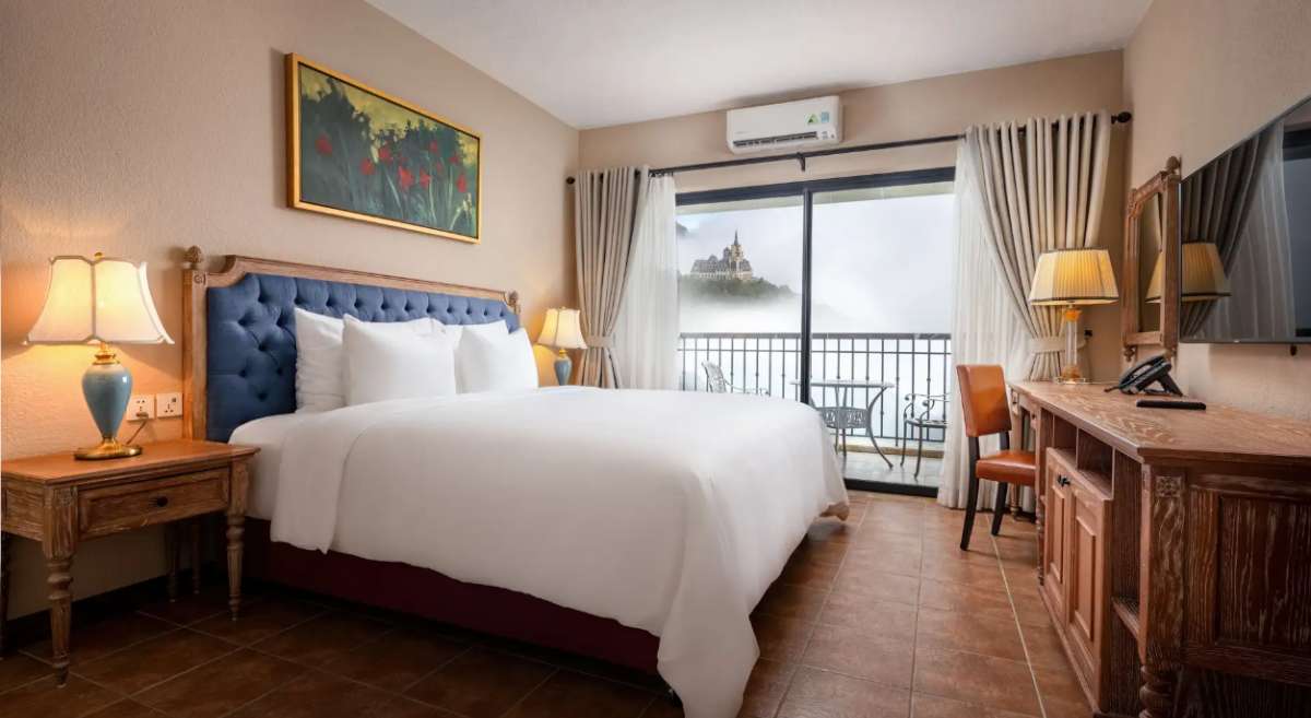 Căn Deluxe Mountain View - nơi bạn tìm thấy sự bình yên và thư thái giữa thiên nhiên - Khách sạn Tam Đảo