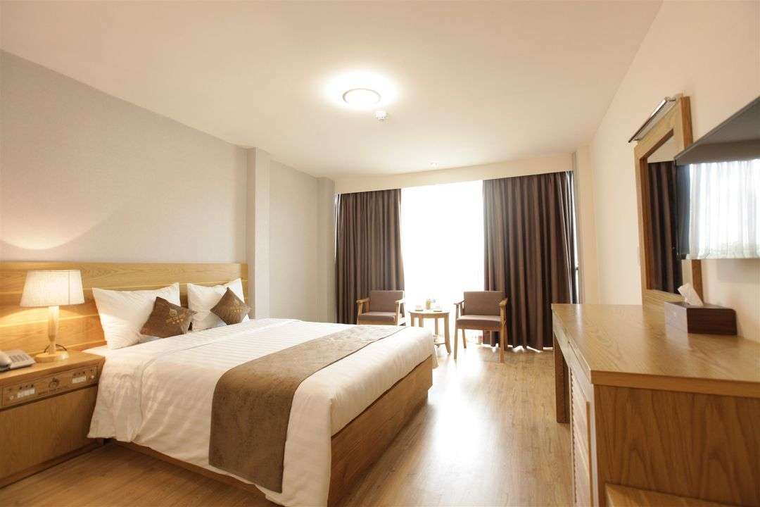 Không gian phòng nghỉ của Minh Tâm Hotel & Spa 3/2 được thiết kế vô cùng gần gũi - Khách sạn Quận 10