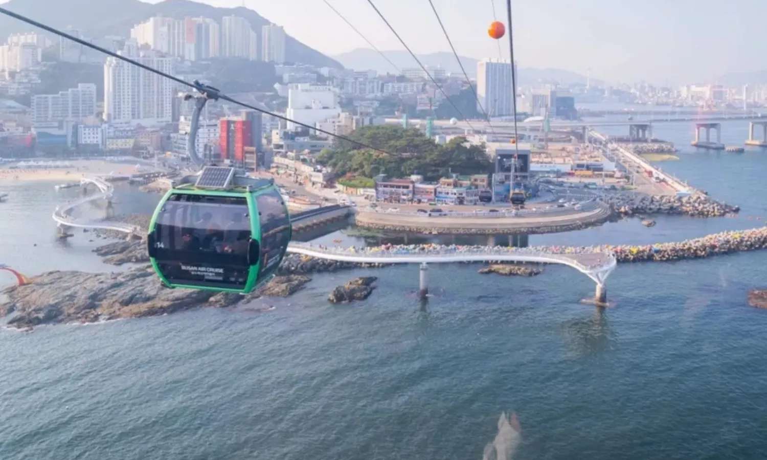 vé cáp treo Busan Air Cruise Songdo Marine