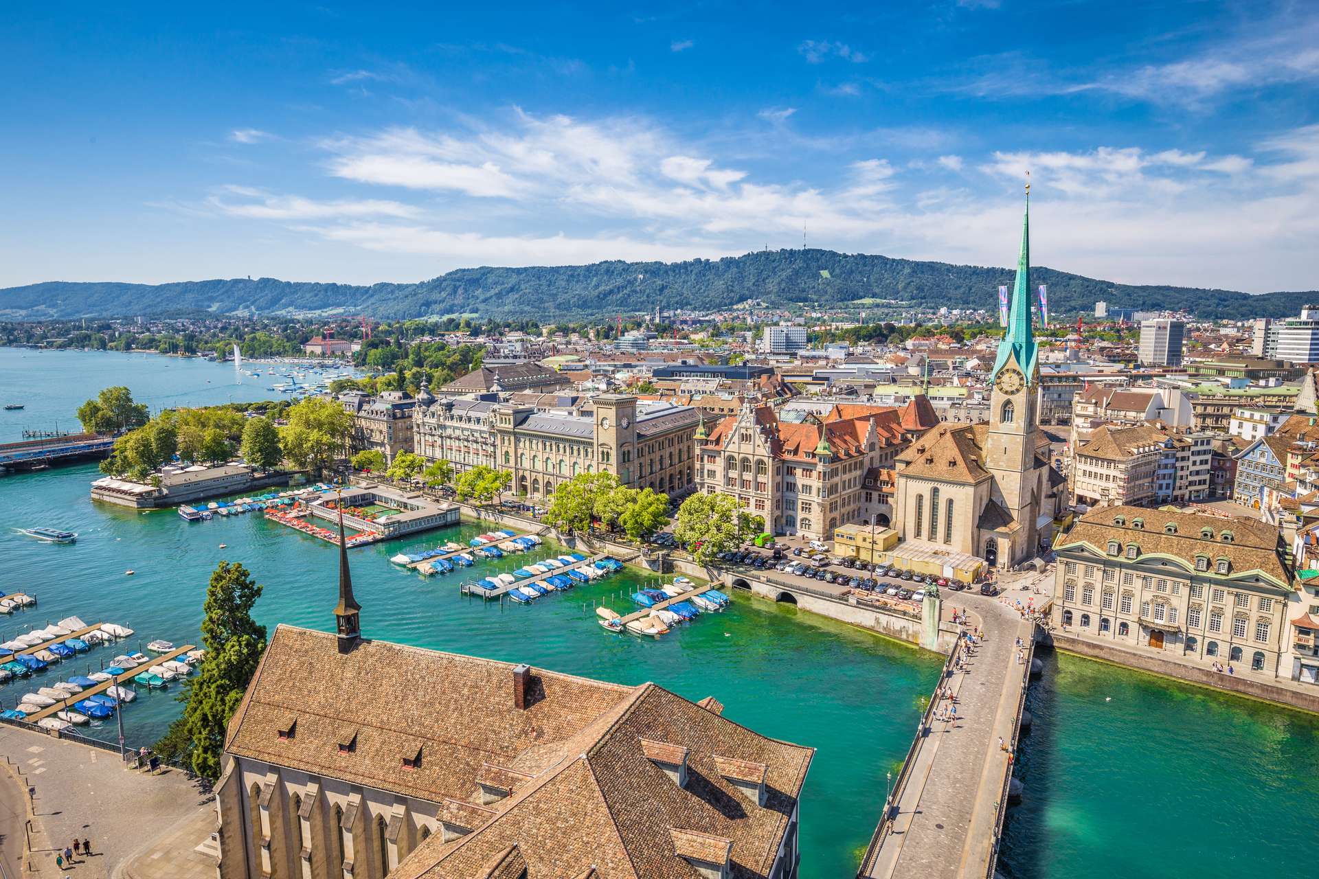 Vẻ đẹp của thành phố Zurich