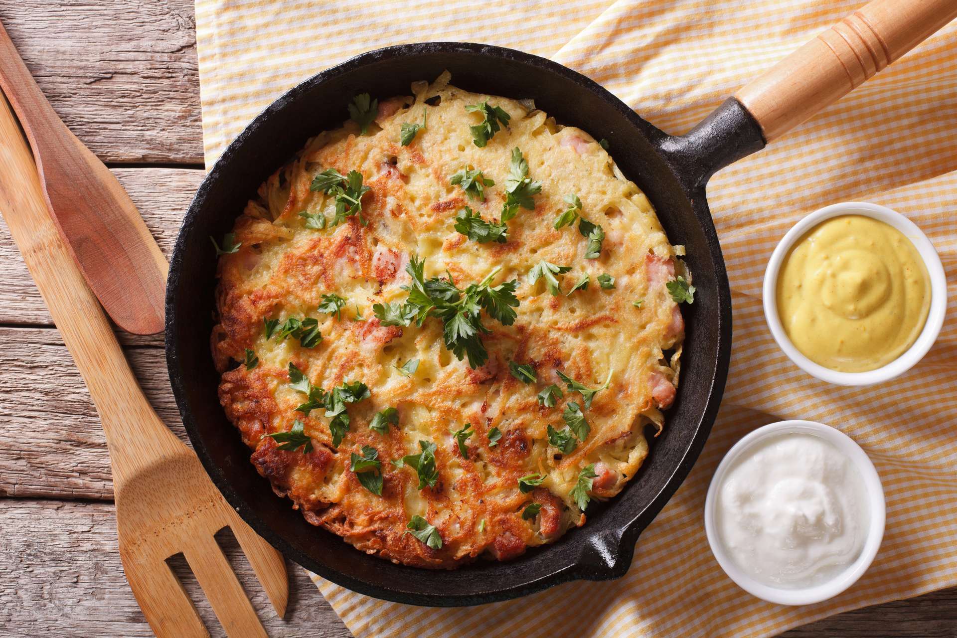 Món bánh Rosti tại Zurich