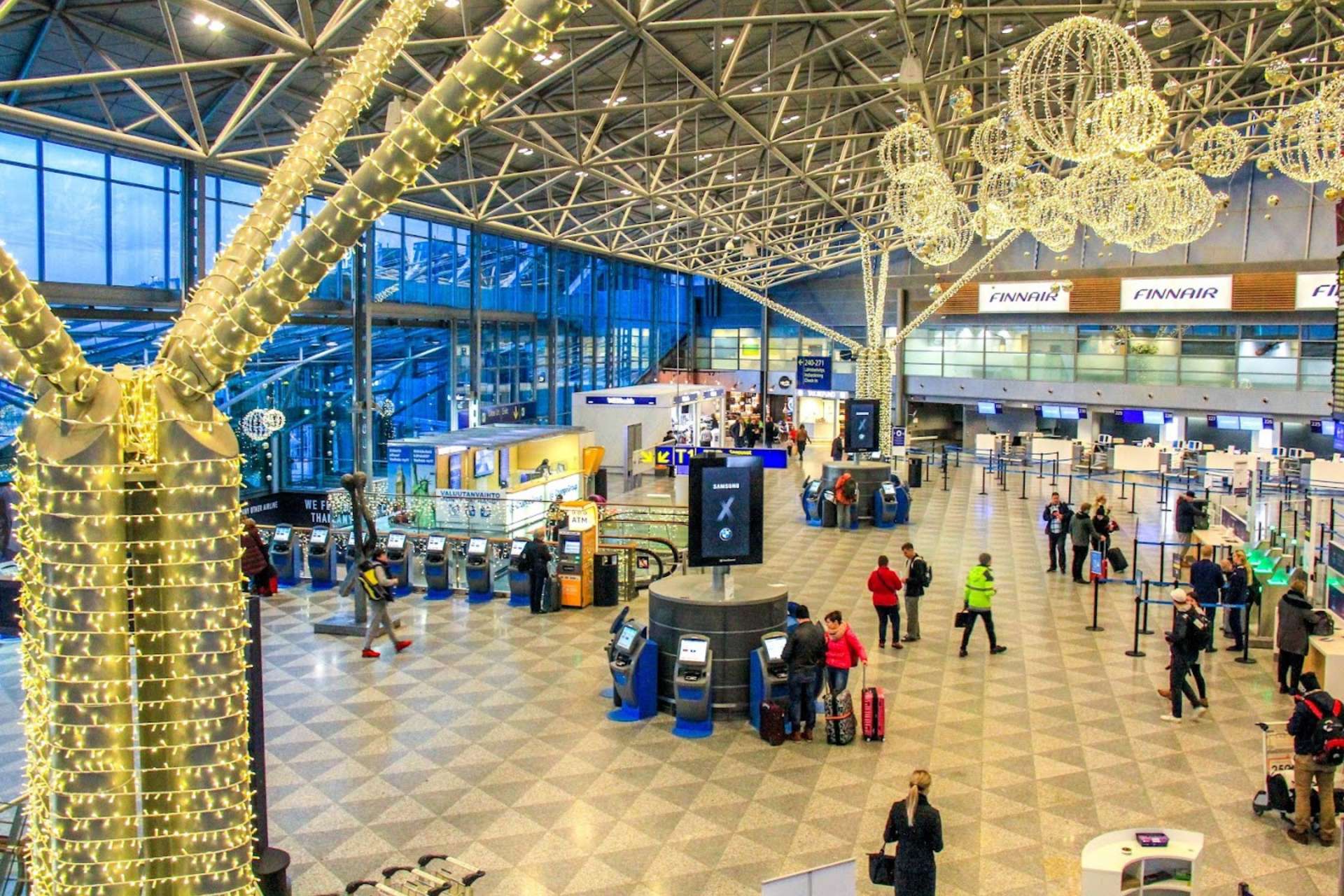 Thiết kế bên trong của sân bay Helsinki